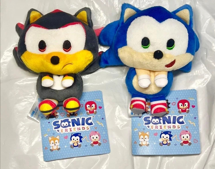 SONIC & FRIENDS & you Plush Toy Mascot Shadow Sonic Set 2 SEGA