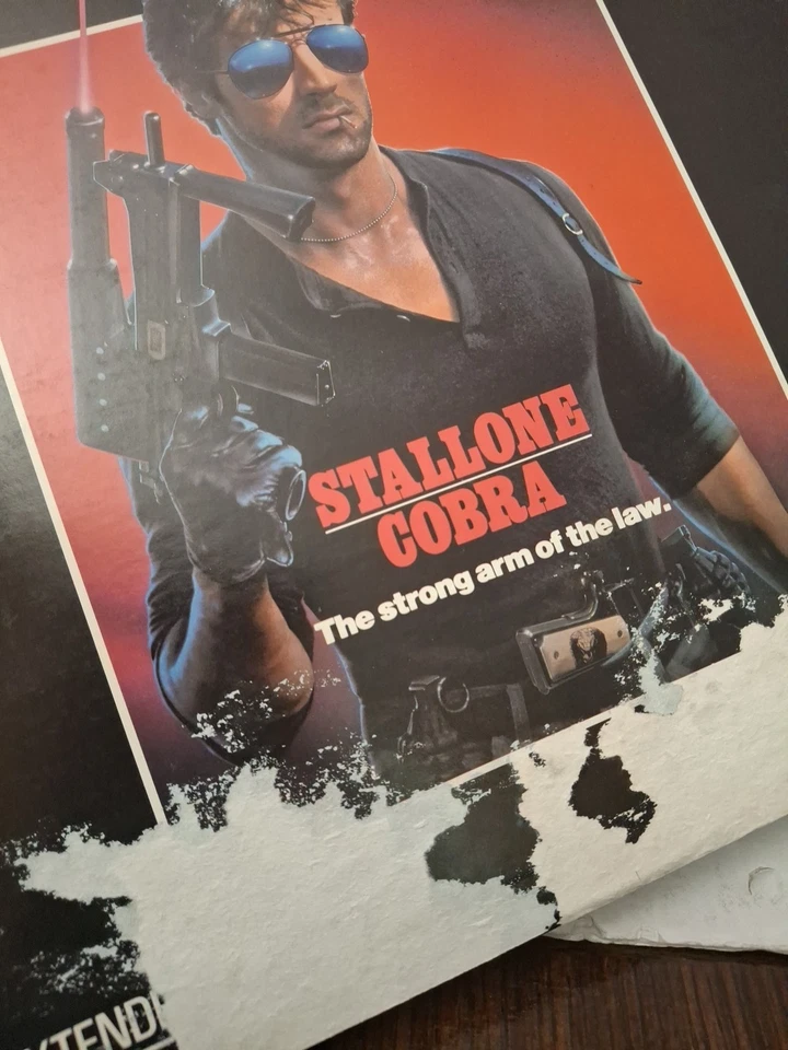  Cobra " Sylvester Stallone" (1986 LASERDISC) RARE/READ/gr - Image 3 of 4