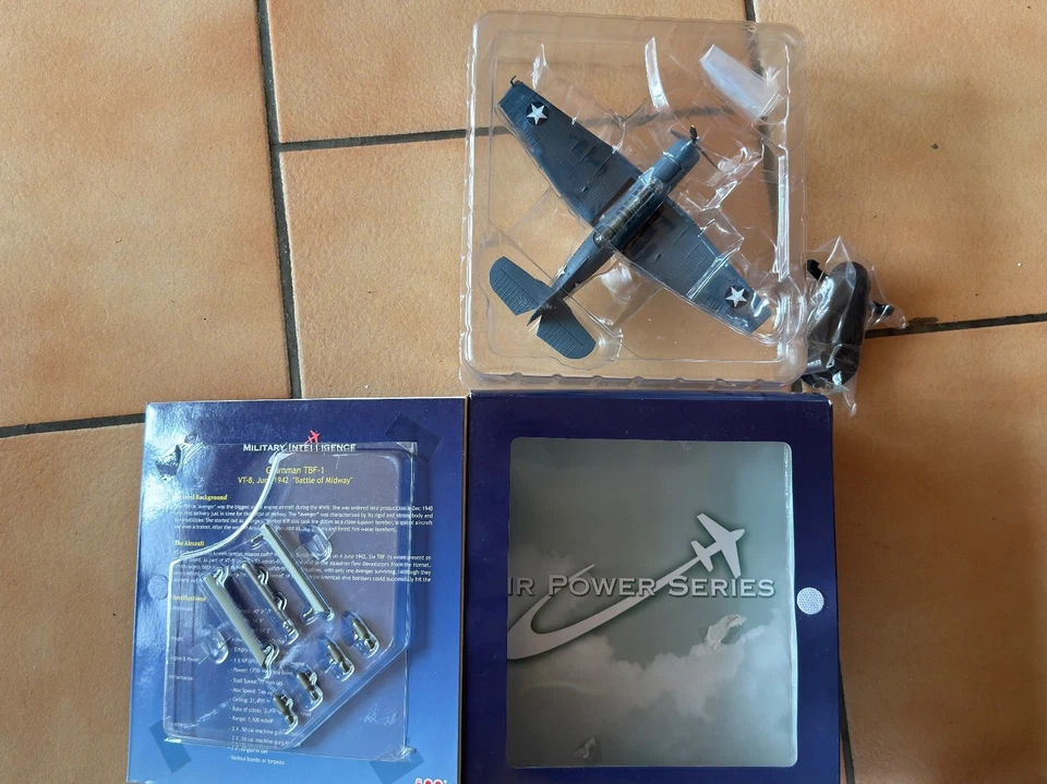 Grumman TBF-1 Avenger 1:72 Hobby Master – VT-8 Midway 1942 – HA1214 - Photo 3/4