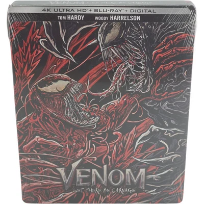 Venom: Let There Be Carnage 4K Ultra HD + Blu-ray SteelBook Zavvi Tom Hardy A - Bild 1 von 4
