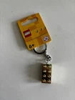 LEGO The Gold BRICK 2x4 Stud Keychain 850808 NEW