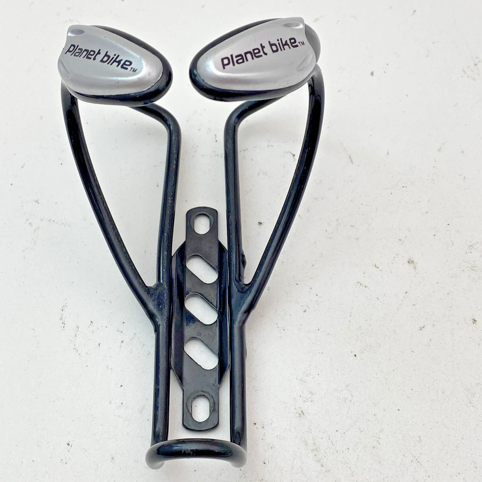 Jaula Botella Agua Bicicleta De Colección Planeta Negro Bicicleta Aleación Carretera MTB A04 Foto 2 de 4