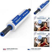 International Plastics Co. 15'' Stretch Wrap with Rotating Handles