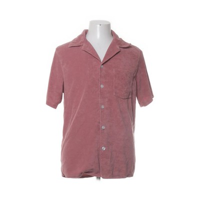 Nikben, Kurzarmhemd, Größe: M, Pink, Baumwolle/Polyester, Frottee, Herren #QMG