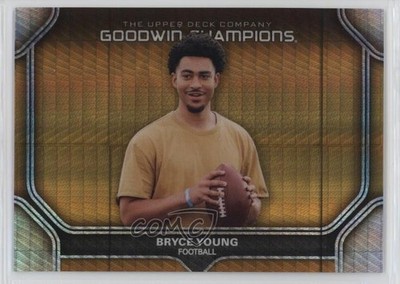 2024 Goodwin Champions Platinum Horizontal Orange Prism /349 Bryce Young 1u6