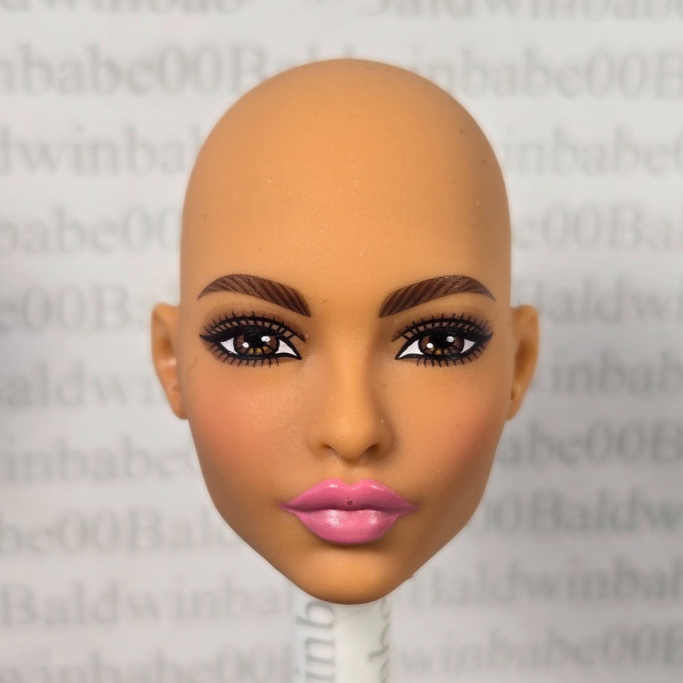 HEAD D4 ~ REED FACE ~ BALD KIT 1 YOU CREATE BARBIE BASICS EASY SWAP ...