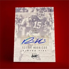 Panini Luminance Rookie Ink Ronnie Harrison #RI-ROH /249 Autograph Football