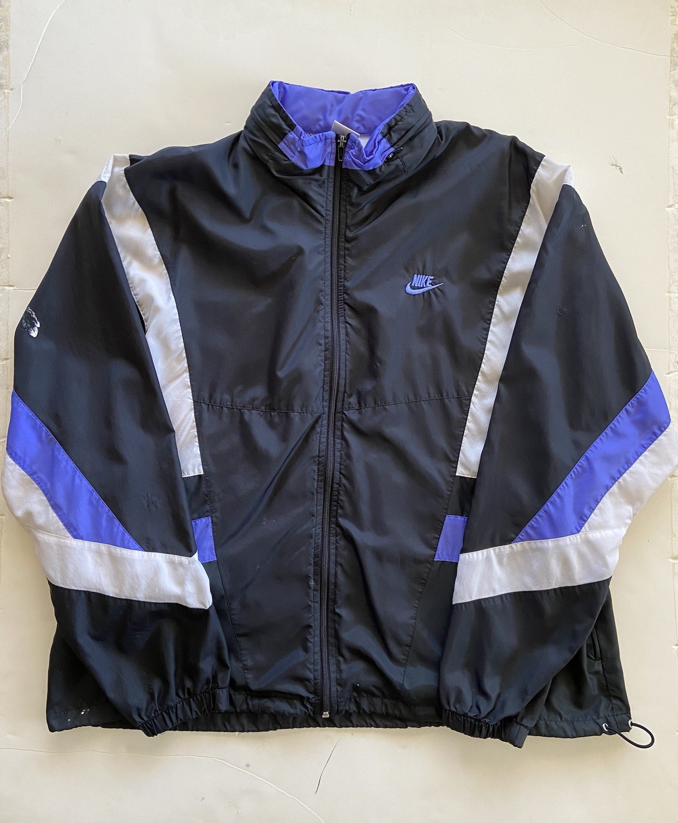 SACAI X NIKE Giacca a vento Nike vintage anni 90 uomo XL anni 90 swoosh color block pista corsa