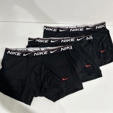 Nike Dri-Fit Ultra Comfort Men's 2XL Boxer Brief Trunk Underwear Black 3 Pr