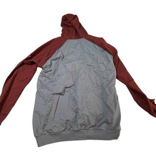 Ticomela FR (Flame Resistant Clothing) Gray Red Hooded Sweatshirt XXL 2XL - Picture 11 of 13