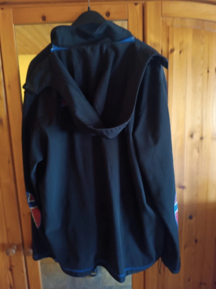 Softshelljacke Outdoor Freizeit Jacke Herren XXL schwarz Nebulus Kapuzenjacke - Bild 3 von 4