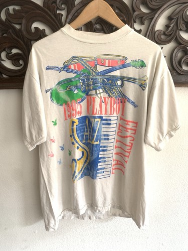 Vintage Playboy Jazz Festival T Shirt 1995 90s Herbie Hancock