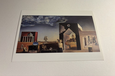 Salvador Dali Suburbs of a Paranoiac Critical Town Postcard Edition Hazan DEMART