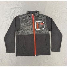 The North Face Boys Denali Fleece Jacket Black  Red Size 7/8 NF00A3KLKT0