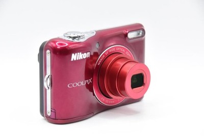 Nikon COOLPIX L30 Red Compact Digital Camera with Original Box