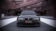 Street+ Spoilerlippe Front Ansatz passend für BMW 3er E46 LIMOUSINE FL schwarz H