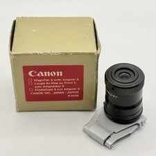Canon Magnifer S with Adapter S for Canon A1 AE-1 AE-1P AT-1 T50 T60 T70 Boxed