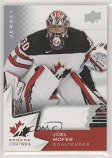 2020-21 Upper Deck Team Canada Juniors Men's U-20 Jerseys Joel Hofer #42 0h97