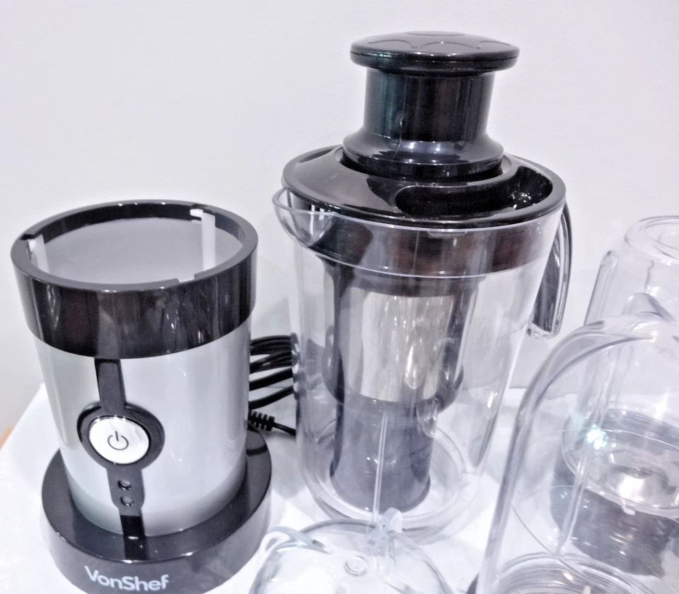 VonShef 4 en 1 Licuadora Multifuncional Exprimidor Molinillo Batidora 220W 13/200 Foto 3 de 4