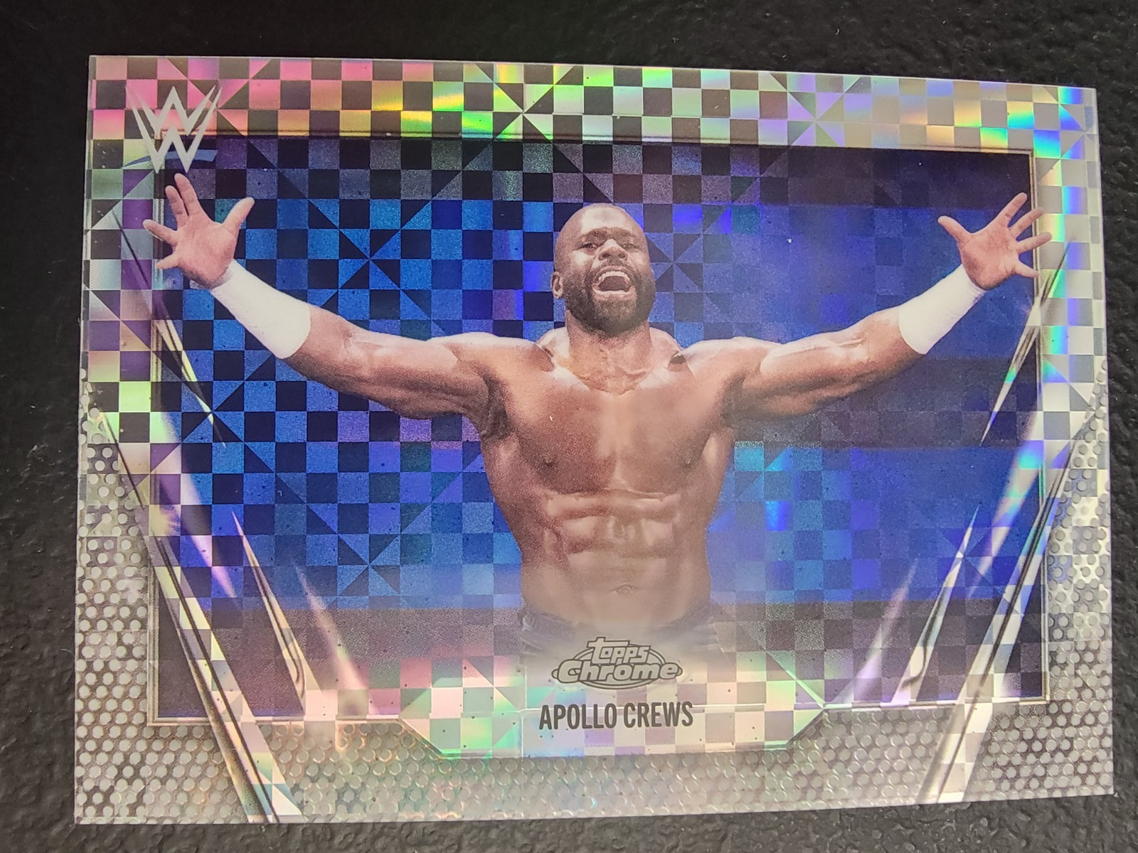 2026 Topps Chrome WWE Apollo Crews #175 X-Fractor