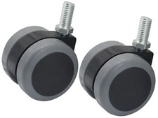 2x Original Kärcher Lenkrolle für Kehrmaschine S500 550 650 Ersatzrad 64351300 