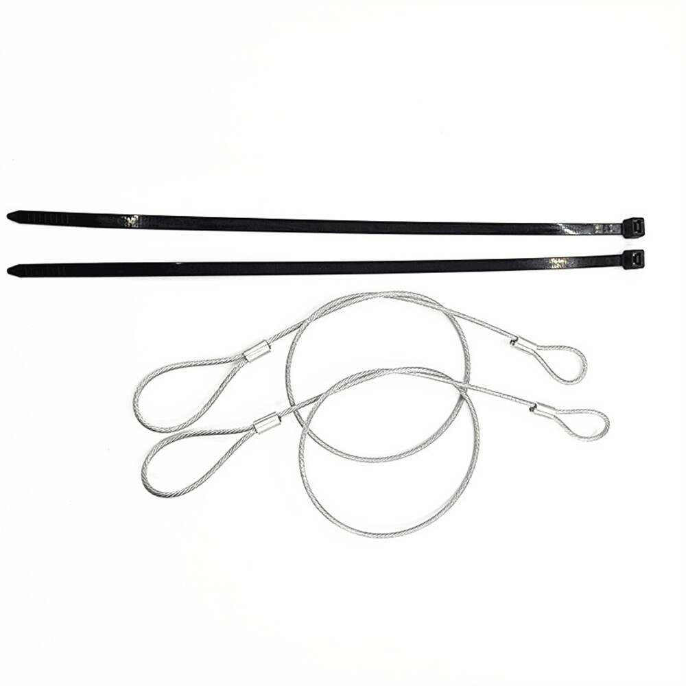 2x Emergency Hood Release Cable Kit For Corvette C4 19841996 Replace
