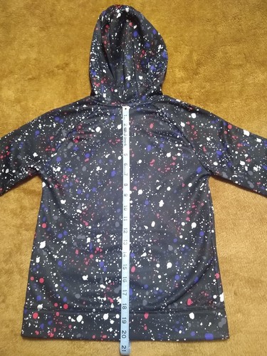 Under Armour Storm Youth Fleece Lined Hoodie 1309624 Paint Splash Size YMD Loose - Picture 10 of 13