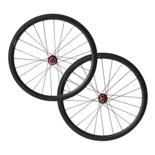 38mm Tubeless Cyclocross Bike Carbon Wheels disc brake hub sapim Cx-ray spoke