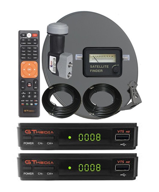 Complete HD FTA Free To Air Satellite System Two Room System eBay