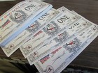 VINTAGE LOT 63 CONSECITIVE TOP DOG DOLLARS 1996 SERIES  SCRANTON WILKES-BARRE PA — photo 3