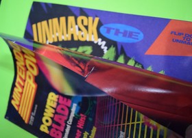 Nintendo Power Magazine Vol. #23 Poster Power Blade SNES NES Sim City