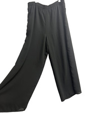 Womens dress Pants straight sz 12 Straight leg black stretch at waist NWOT