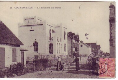 4 cpa 50 COUTANCES. Cathédrale, Abside, Puits, Choeur et côté Nord