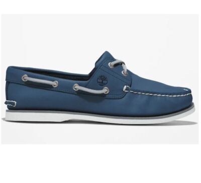 Timberland men's shoes 2eye classic boat shoes blue gray boat shoes A2GAZ NEW