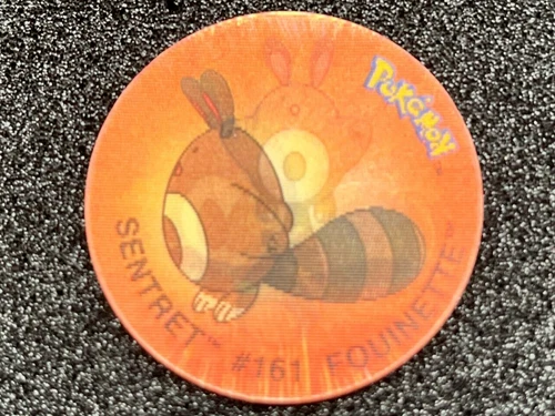 POG No. 12 #161 FOUINETTE SENTRET OTACHI Lenticular Flippo 2001 NINTENDO POKEMON