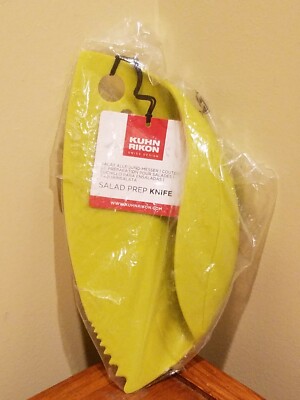Kuhn Rikon Multi-Function Salad Prep Knife - Swiss Design - Light Green