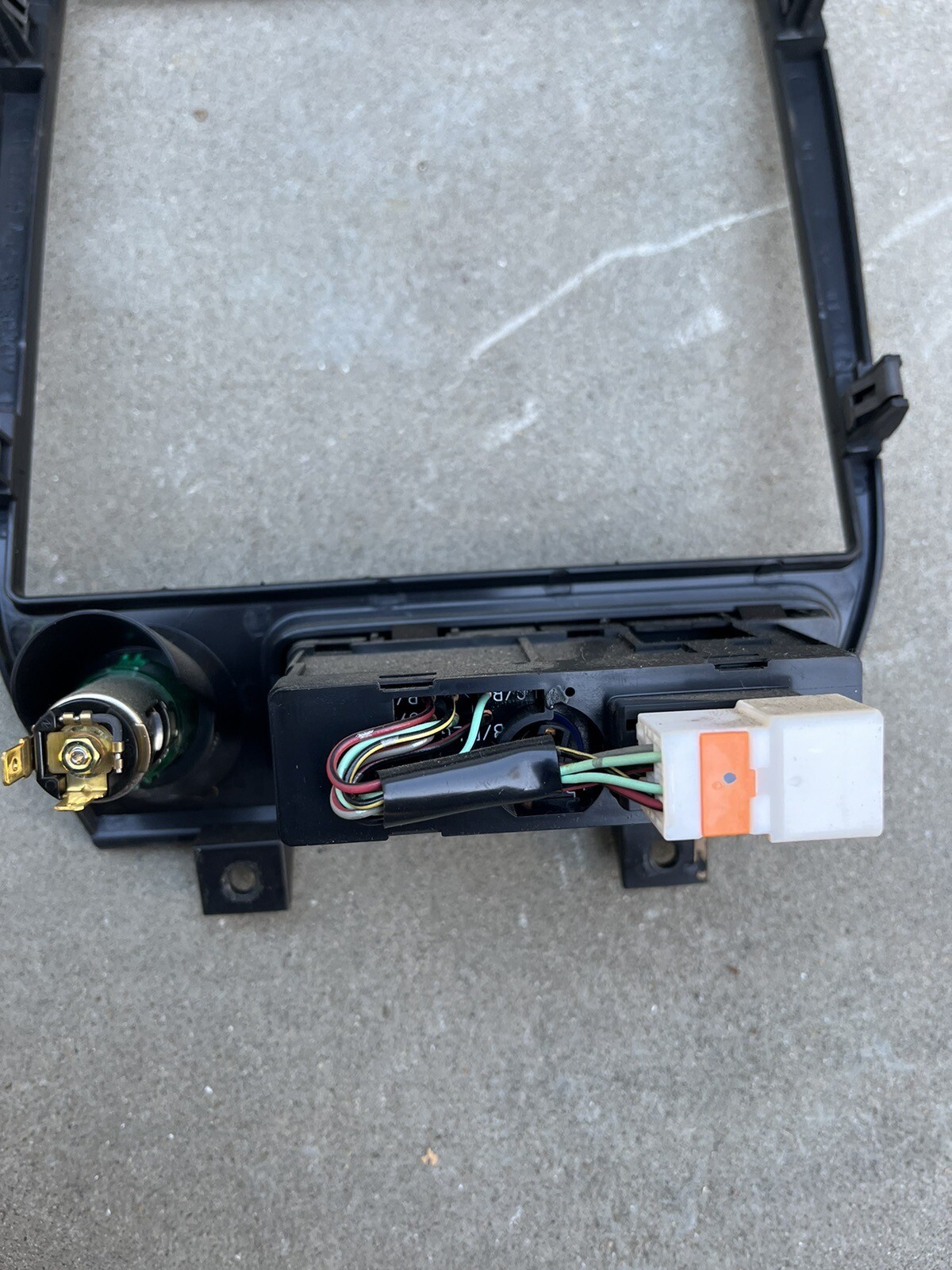 1999-2005 Mazda Miata Oem Black Radio A/C Bezel Trim Cigarette Lighter NB 99-05