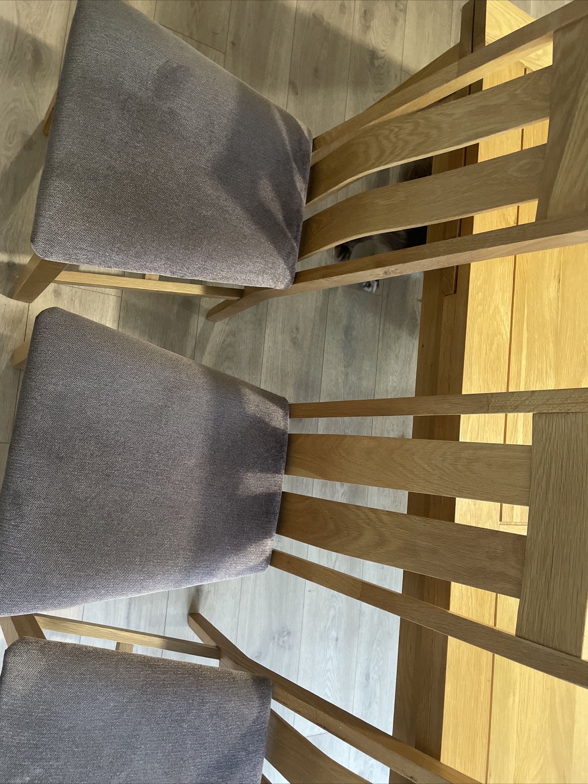 oak furniture land dining table & 6 Chairs eBay