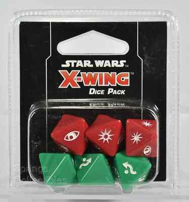 (Buy 2) Star Wars X-Wing Dice Pack  New SEALED in Factory Packaging Free Ship