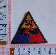 USAMM 50th Armored Division Shoulder Patch Badge Crest Emblem a1