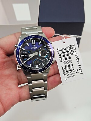 Casio Edifice EFV-C110D-2AVDF Men's Stainless Steel Analog-Digital Watch