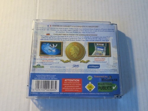 CAESARS PALACE 2000 ----- pour SEGA DREAMCAST - COMPLET - Photo 4/4