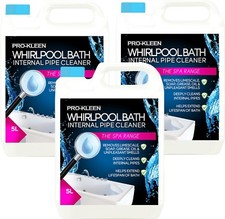ProKleen Hygienic Whirlpool and Hot Tub Spa Bath Internal Pipe Cleaner  3 x 5L