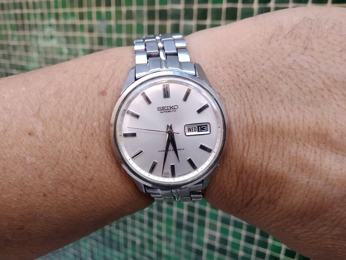 SEIKO SPORTSMATIC DIASHOCK 6619 9990 ALL ORIGINAL CROWN SEIKO SPORTSMATIC DIASHOCK 6619 9990 ALL ORIGINAL CROWN