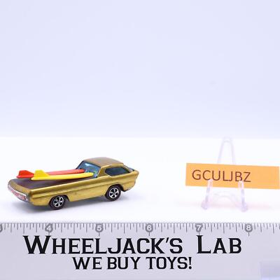 Deora Gold 1968 Redline Hot Wheels Mattel Vintage RL w/ Surfboards