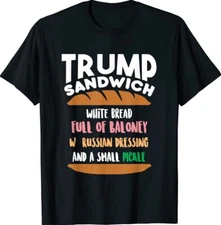 Trump Sandwich Anti-Trump Impeachment Funny Unisex T-Shirt