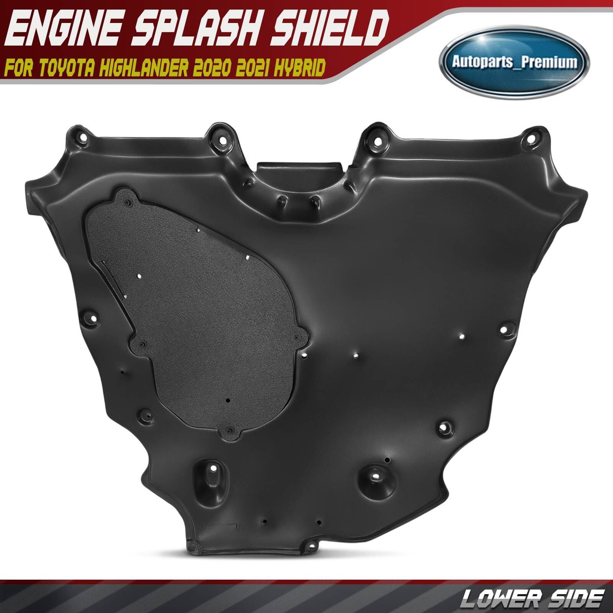 Lower Side Engine Splash Shield for Toyota Highlander 2020 2021