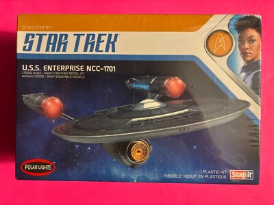 STAR TREK DISCOVERY USS ENTERPRISE MODEL KIT 1/2500 POLAR LIGHTS BRAND NEW LOOK!