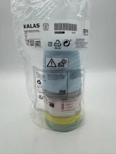 Brand New IKEA KALAS Children s Set of 6 Cups in Pastel Colors 8 oz.