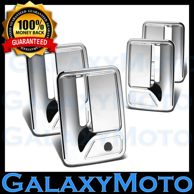00-05 Excursion AONED 4D Chrome Door Handle Covers with Passenger Keyhole for Ford 99-16 F250/F350 F450 Superduty 00-05 Excursion AONED 4D Chrome Door Handle Covers with Passenger Keyhole for Ford 99-16 F250/F350 F450 Superduty